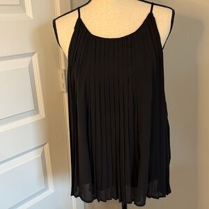 Express Black Pleated Women's Top